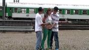 Download video sex Young teens risky PUBLIC railway station threesome online - xTeenPorn.Net