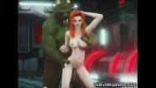 Video porn 2020 3D Redhead Ruined by Alien Monster HD