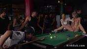 Free download video sex Hot blonde humiliated in public pool bar HD in xTeenPorn.Net