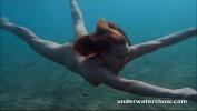 Watch video sex hot Julia is swimming underwater nude in the sea online