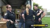 Video sex 2022 BLONDE white officer gets pounded by criminal HD