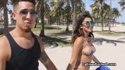 Watch video sex hot Flawless bikini Latina goes from beach to cock