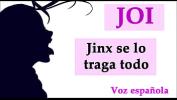 Watch video sex hot JOI con Jinx comma quiere sacarte la leche a lo loco period HD online