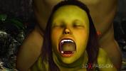 Watch video sex 2022 Green monster Ogre fucks hard a horny female goblin Arwen in the enchanted forest Mp4 online