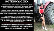 Video porn 2020 Hotkinkyjo sexy farm worker fuck her ass with XXL seahorse dildo amp prolapse high quality