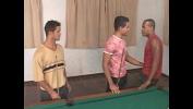 Watch video sex new Hot gay threesome on the pool table online high speed