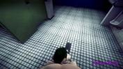 Download video sex new Cyber Punk 2077 Hentai Sex in a Public Toilet blowjob sucking a big dick with cum in her mouth and creampie in pussy HD