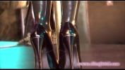 Video sex new Latex stockings clad blonde in 6 inch stiletto high heels Mp4